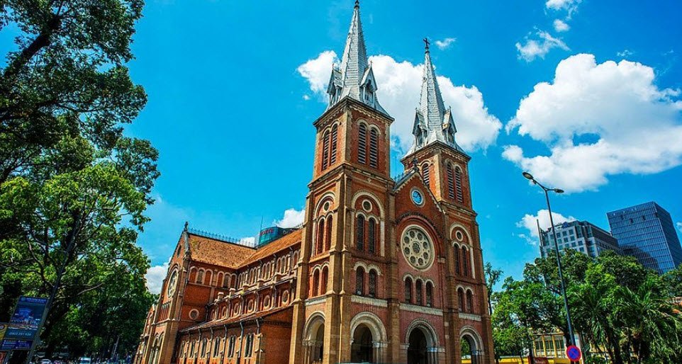 Saigon Notre-Dame Basilica, Ho Chi Minh City, Vietnam